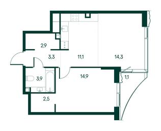 1-BD Apartment Sale, 54平方米 at Primavera, Volokolamskoye Highway, вл67, Moscow, Russia #2 1-BD Apartment Sale, 54平方米 at Primavera, Volokolamskoye Highway, вл67, Moscow, Russia #2
