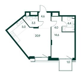 Продажа 1-комн. квартиры, 57,8 м² в ЖК «Примавера (Primavera)», Волоколамское шоссе, вл67, Москва, Россия #2