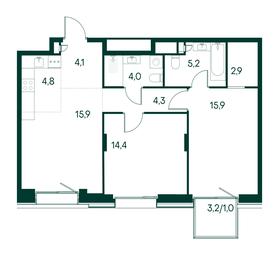 2-BD Apartment Sale, 72.5 sq. m. at Primavera, Volokolamskoye Highway, вл67, Moscow, Russia #3