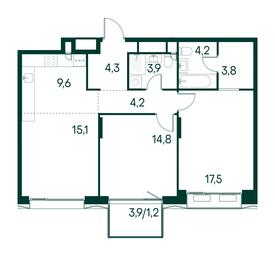 2-BD Apartment Sale, 78.6平方米 at Primavera, Volokolamskoye Highway, вл67, Moscow, Russia #3