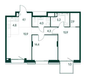 2-BD Apartment Sale, 72.5 sq. m. at Primavera, Volokolamskoye Highway, вл67, Moscow, Russia #2