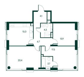3-BD Apartment Sale, 85.6平方米 at Primavera, Volokolamskoye Highway, вл67, Moscow, Russia #3 3-BD Apartment Sale, 85.6平方米 at Primavera, Volokolamskoye Highway, вл67, Moscow, Russia #3