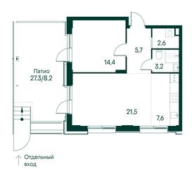 1-BD Apartment Sale, 63.2平方米 at Primavera, Volokolamskoye Highway, вл67, Moscow, Russia #3