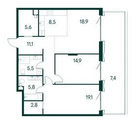 2-BD Apartment Sale, 99.6 sq. m. at Primavera, Volokolamskoye Highway, вл67, Moscow, Russia #2