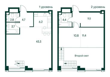 1-BD Apartment Sale, 98.4平方米 at Primavera, Volokolamskoye Highway, вл67, Moscow, Russia #3 1-BD Apartment Sale, 98.4平方米 at Primavera, Volokolamskoye Highway, вл67, Moscow, Russia #3