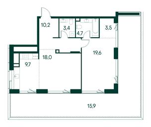 1-BD Apartment Sale, 85 sq. m. at Primavera, Volokolamskoye Highway, вл67, Moscow, Russia #2 1-BD Apartment Sale, 85 sq. m. at Primavera, Volokolamskoye Highway, вл67, Moscow, Russia #2