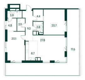 Продажа 2-комн. квартиры, 124,6 м² в ЖК «Примавера (Primavera)», Волоколамское шоссе, вл67, Москва, Россия #2 Продажа 2-комн. квартиры, 124,6 м² в ЖК «Примавера (Primavera)», Волоколамское шоссе, вл67, Москва, Россия #2