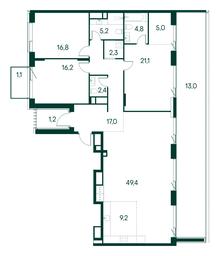 3-BD Apartment Sale, 164.6 sq. m. at Primavera, Volokolamskoye Highway, вл67, Moscow, Russia #2 3-BD Apartment Sale, 164.6 sq. m. at Primavera, Volokolamskoye Highway, вл67, Moscow, Russia #2