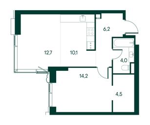 1-BD Apartment Sale, 51.7 sq. m. at Primavera, Volokolamskoye Highway, вл67, Moscow, Russia #2