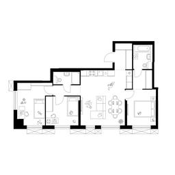 3-BD Apartment Sale, 71 sq. m. at Plehanova 11, Plekhanova Street, 13с6, Moscow, Russia #3 3-BD Apartment Sale, 71 sq. m. at Plehanova 11, Plekhanova Street, 13с6, Moscow, Russia #3