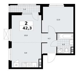 1-BD Apartment Sale, 42.3 sq. m. at Yzhnye Sady, Yuzhnye Sady Residential Complex, Moscow, Russia #3 1-BD Apartment Sale, 42.3 sq. m. at Yzhnye Sady, Yuzhnye Sady Residential Complex, Moscow, Russia #3