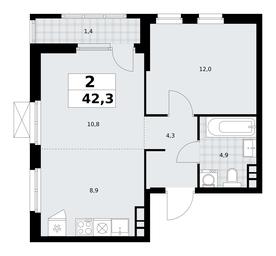 1-BD Apartment Sale, 42.3 sq. m. at Yzhnye Sady, Yuzhnye Sady Residential Complex, Moscow, Russia #2 1-BD Apartment Sale, 42.3 sq. m. at Yzhnye Sady, Yuzhnye Sady Residential Complex, Moscow, Russia #2