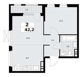 1-BD Apartment Sale, 42.2 sq. m. at Yzhnye Sady, Yuzhnye Sady Residential Complex, Moscow, Russia #2 1-BD Apartment Sale, 42.2 sq. m. at Yzhnye Sady, Yuzhnye Sady Residential Complex, Moscow, Russia #2