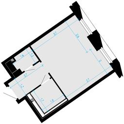 1-BD Apartment Sale, 26 sq. m. at Novaya Zvezda, Bachurinskaya ulitsa, 11, Settlement of Kommunarka, Moscow, Russia #2