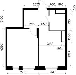 Apartment Sale, 37.6 sq. m. at Pervyi Moskovskiy, ulitsa Bianki, 1, Moskovskiy, Moscow, Russia #4