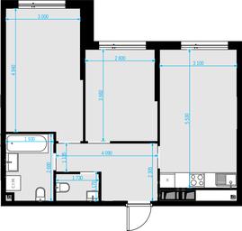 2-BD Apartment Sale, 57 sq. m. at Malevich, Otradnaya Street, 8, Moscow, Russia #2 2-BD Apartment Sale, 57 sq. m. at Malevich, Otradnaya Street, 8, Moscow, Russia #2