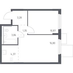 Apartment Sale, 40.53平方米 at Mytishchi Park, Silikatnaya ulitsa, 41к3, Mytischi, Moscow Region, Russia #2 Apartment Sale, 40.53平方米 at Mytishchi Park, Silikatnaya ulitsa, 41к3, Mytischi, Moscow Region, Russia #2