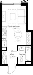 Apartment Sale, 21.8平方米 at Multikvartal CITYZEN, Vishnyovaya Street, Moscow, Russia #3 Apartment Sale, 21.8平方米 at Multikvartal CITYZEN, Vishnyovaya Street, Moscow, Russia #3