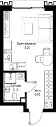 Apartment Sale, 23.3 sq. m. at Multikvartal CITYZEN, Vishnyovaya Street, Moscow, Russia #4