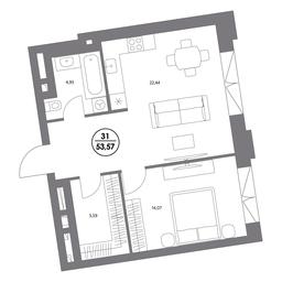 4-BD Apartment Sale, 174.47 sq. m. at Kosmo 4/22, Kosmodamianskaya Embankment, 4/22с8, Moscow, Russia #2 4-BD Apartment Sale, 174.47 sq. m. at Kosmo 4/22, Kosmodamianskaya Embankment, 4/22с8, Moscow, Russia #2