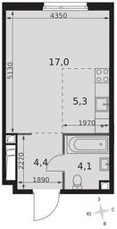 Apartment Sale, 30.8 sq. m. at Sydney City, Shenogina Street, 2, Moscow, Russia #2 Apartment Sale, 30.8 sq. m. at Sydney City, Shenogina Street, 2, Moscow, Russia #2
