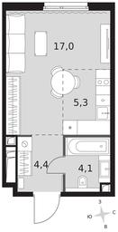 Apartment Sale, 30.8 sq. m. at Sydney City, Shenogina Street, 2, Moscow, Russia #3 Apartment Sale, 30.8 sq. m. at Sydney City, Shenogina Street, 2, Moscow, Russia #3