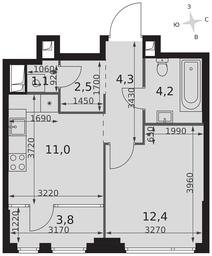 1-BD Apartment Sale, 39.3 sq. m. at Sydney City, Shenogina Street, 2, Moscow, Russia #2 1-BD Apartment Sale, 39.3 sq. m. at Sydney City, Shenogina Street, 2, Moscow, Russia #2