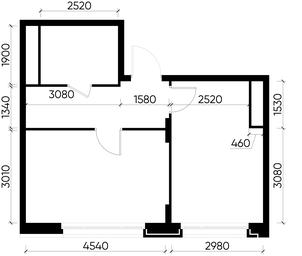 Apartment Sale, 38.2平方米 at Peredelkino Blizhnee, Korneya Chukovskogo Street, 1, Vnukovskoye Settlement, Moscow, Russia #4