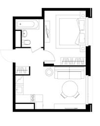 Apartment Sale, 35.9平方米 at Peredelkino Blizhnee, Korneya Chukovskogo Street, 1, Vnukovskoye Settlement, Moscow, Russia #2