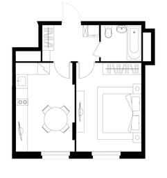 Apartment Sale, 38.5 sq. m. at Peredelkino Blizhnee, Korneya Chukovskogo Street, 1, Vnukovskoye Settlement, Moscow, Russia #2