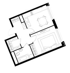 Apartment Sale, 41 sq. m. at Peredelkino Blizhnee, Korneya Chukovskogo Street, 1, Vnukovskoye Settlement, Moscow, Russia #3 Apartment Sale, 41 sq. m. at Peredelkino Blizhnee, Korneya Chukovskogo Street, 1, Vnukovskoye Settlement, Moscow, Russia #3