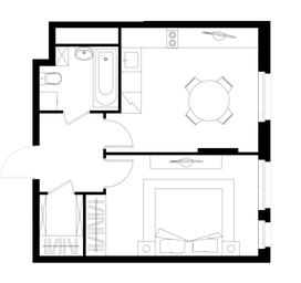 Apartment Sale, 41.2 sq. m. at Peredelkino Blizhnee, Korneya Chukovskogo Street, 1, Vnukovskoye Settlement, Moscow, Russia #2