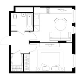 Apartment Sale, 41.4 sq. m. at Peredelkino Blizhnee, Korneya Chukovskogo Street, 1, Vnukovskoye Settlement, Moscow, Russia #2