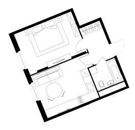 Apartment Sale, 40.4 sq. m. at Peredelkino Blizhnee, Korneya Chukovskogo Street, 1, Vnukovskoye Settlement, Moscow, Russia #2
