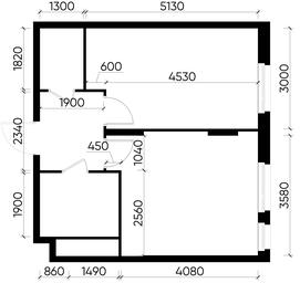 Apartment Sale, 41.4 sq. m. at Peredelkino Blizhnee, Korneya Chukovskogo Street, 1, Vnukovskoye Settlement, Moscow, Russia #4