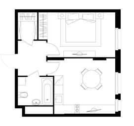Apartment Sale, 41.4 sq. m. at Peredelkino Blizhnee, Korneya Chukovskogo Street, 1, Vnukovskoye Settlement, Moscow, Russia #2 Apartment Sale, 41.4 sq. m. at Peredelkino Blizhnee, Korneya Chukovskogo Street, 1, Vnukovskoye Settlement, Moscow, Russia #2