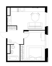 Apartment Sale, 45.3 sq. m. at Peredelkino Blizhnee, Korneya Chukovskogo Street, 1, Vnukovskoye Settlement, Moscow, Russia #2 Apartment Sale, 45.3 sq. m. at Peredelkino Blizhnee, Korneya Chukovskogo Street, 1, Vnukovskoye Settlement, Moscow, Russia #2