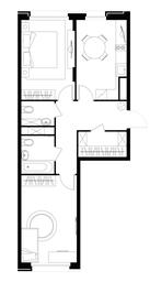 2-BD Apartment Sale, 59.2 sq. m. at Peredelkino Blizhnee, Korneya Chukovskogo Street, 1, Vnukovskoye Settlement, Moscow, Russia #2 2-BD Apartment Sale, 59.2 sq. m. at Peredelkino Blizhnee, Korneya Chukovskogo Street, 1, Vnukovskoye Settlement, Moscow, Russia #2