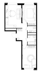 2-BD Apartment Sale, 58.8 sq. m. at Peredelkino Blizhnee, Korneya Chukovskogo Street, 1, Vnukovskoye Settlement, Moscow, Russia #3 2-BD Apartment Sale, 58.8 sq. m. at Peredelkino Blizhnee, Korneya Chukovskogo Street, 1, Vnukovskoye Settlement, Moscow, Russia #3