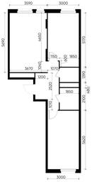 2-BD Apartment Sale, 66.5 sq. m. at Peredelkino Blizhnee, Korneya Chukovskogo Street, 1, Vnukovskoye Settlement, Moscow, Russia #4