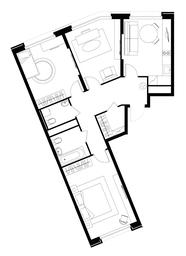 3-BD Apartment Sale, 78 sq. m. at Peredelkino Blizhnee, Korneya Chukovskogo Street, 1, Vnukovskoye Settlement, Moscow, Russia #3