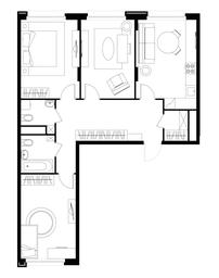 3-BD Apartment Sale, 83.1 sq. m. at Peredelkino Blizhnee, Korneya Chukovskogo Street, 1, Vnukovskoye Settlement, Moscow, Russia #2