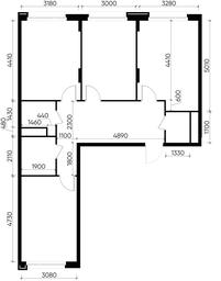 3-BD Apartment Sale, 83.1 sq. m. at Peredelkino Blizhnee, Korneya Chukovskogo Street, 1, Vnukovskoye Settlement, Moscow, Russia #4