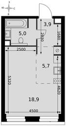 Apartment Sale, 33.5 sq. m. at Amber City, 3rd Khoroshyovsky Drive, 3А, Moscow, Russia #4