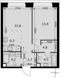 2-BD Apartment Sale, 53 sq. m. at Amber City, 3rd Khoroshyovsky Drive, 3А, Moscow, Russia #4