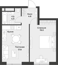 Apartment Sale, 46 sq. m. at Alia, Lyotnaya Street, 95Бк2, Moscow, Russia #3 Apartment Sale, 46 sq. m. at Alia, Lyotnaya Street, 95Бк2, Moscow, Russia #3