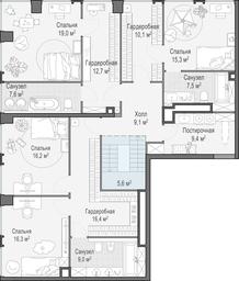 Продажа 4-комн. квартиры, 309,7 м² в ЖК «Роскошный квартал LIFE TIME (ЛАЙФ ТАЙМ)», улица Сергея Макеева, вл11/9с1-10, Москва, Россия #4