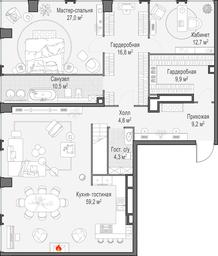 Продажа 4-комн. квартиры, 309,7 м² в ЖК «Роскошный квартал LIFE TIME (ЛАЙФ ТАЙМ)», улица Сергея Макеева, вл11/9с1-10, Москва, Россия #3 Продажа 4-комн. квартиры, 309,7 м² в ЖК «Роскошный квартал LIFE TIME (ЛАЙФ ТАЙМ)», улица Сергея Макеева, вл11/9с1-10, Москва, Россия #3