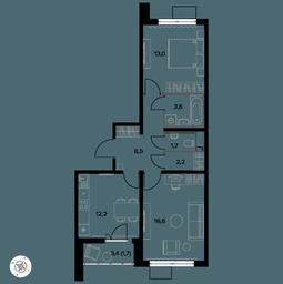 2-BD Apartment Sale, 60.3 sq. m. at Yzhnaya Bitsa, Yuzhnaya Bitsa Residential Complex, posyolok Bittsa, Leninskiy City District, Moscow Region, Russia #3 2-BD Apartment Sale, 60.3 sq. m. at Yzhnaya Bitsa, Yuzhnaya Bitsa Residential Complex, posyolok Bittsa, Leninskiy City District, Moscow Region, Russia #3