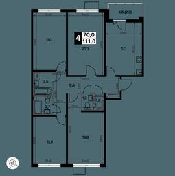 4-BD Apartment Sale, 112.8平方米 at Yzhnaya Bitsa, Yuzhnaya Bitsa Residential Complex, posyolok Bittsa, Leninskiy City District, Moscow Region, Russia #2 4-BD Apartment Sale, 112.8平方米 at Yzhnaya Bitsa, Yuzhnaya Bitsa Residential Complex, posyolok Bittsa, Leninskiy City District, Moscow Region, Russia #2
